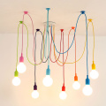 Modern Simple and Colorful Sky Girl Scattering Spider Personality Fashion Decoration Restaurant Bar Clothing Shop Chandelier
