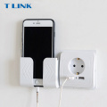 TLINK Smart Home Dual USB Port Wall Charger Adapter Charging 2A Wall Charger Adapter EU Plug Socket Power Outlet Panel
