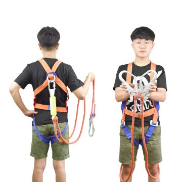 Adjustable Aerial Work Safety Belt Five-Point Safety Fall Protection Polypropylene fiber Camping climbing Accessories