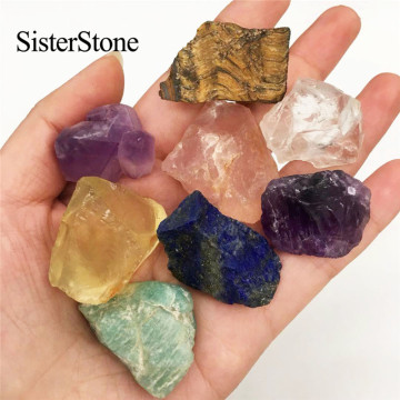 8pcs natural quartz crystal rough gemstones and minerals healing raw stones as gifts