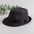 Hot Men Sun Hat Panama Straw Jazz Summer Hat Casual Beach Sun Protection Unisex Women Hat Cowboy Gangster Cap Sun Visor Hat