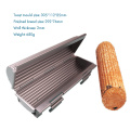 Cylindrical Corrugated Bread Toast Mold with Cover Loaf Mold Aluminium Alloy Mold for Cake Or Toast Making 305x112x85mm