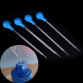 Hot New 5ml Fluid Liquid Dropper Scale Line Lab Equipment Transfer Pipettes Aromatherapy Tool Rubber Head Glass Pipettes Dropper