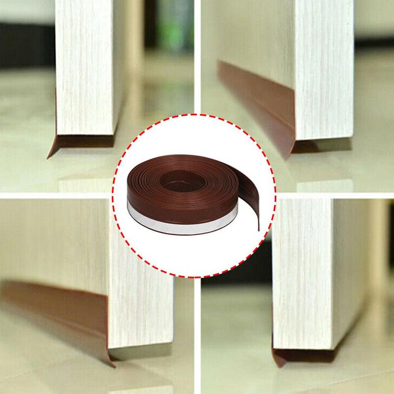 Transparent Silicone Door And Window Door Bottom Seam Accessories Sealing Dust Insulation Windshield Strip Door Strip Seal Q9V1