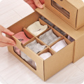 DIY Kraft Paper Assembly Drawer Shoe Box Organizer Men Women Shoes Storage Box Case Boots Sneakers Dust-proof Finishing Box
