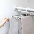 2019 New Multi-function Storage Rack Double Hooks 5 Way Rack Black Trousers Hook Save Space Cloth Hanger Clothes Drying Rack