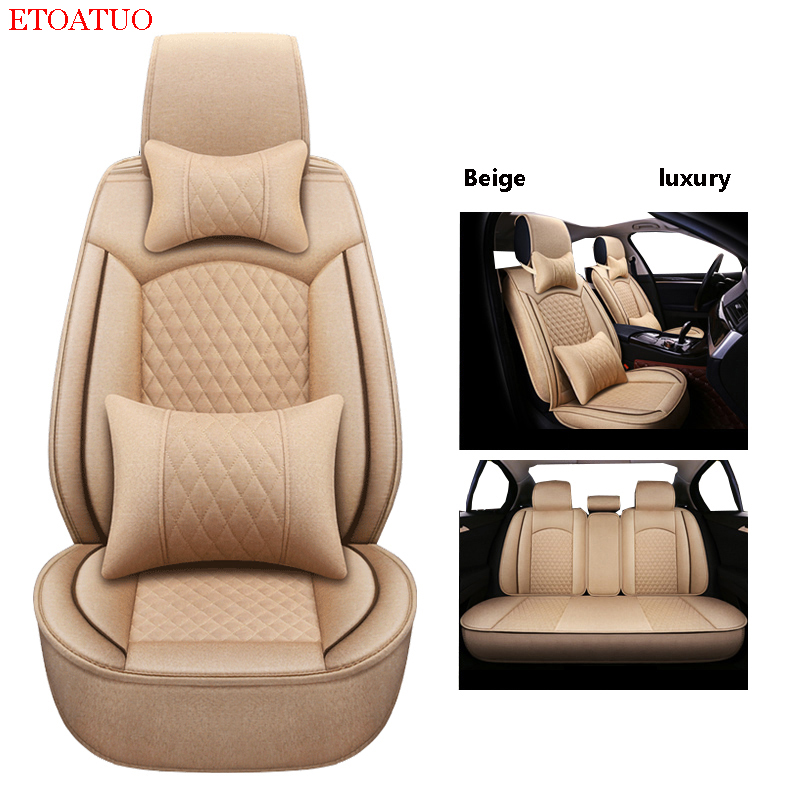 Full Coverage flax fiber car seat cover auto seats covers for geely atlas geely boyue geely emgrand x7 geely geeli emgrand ec7