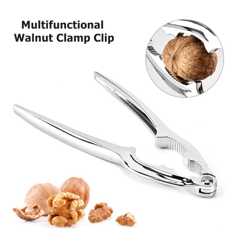 Kitchen Nut Sheller Clip Tool Clamp Plier Cracker Zinc Alloy Nutcracker Sheller Crack almond Walnut Pecan Hazelnut Filbert Nut