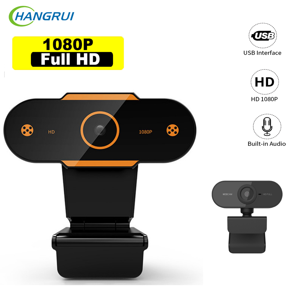 1080P Webcam HD Web Camera Built-in HD Microphone 1600x1200 USB Plug Web Cam Widescreen Video For Computer PC Laptop веб камер