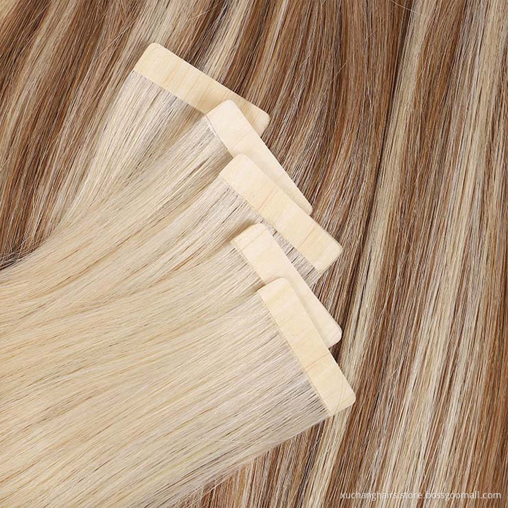 Russian Virgin Hair Extensions: Premium Quality Tape-In