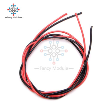 Red Black 16 AWG Gauge Wire Flexible Silicone Stranded Copper Cables For RC