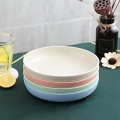 Wheat Straw Kids Plates Lightweight and Unbreakable Small Dishes
