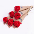 1pc Rose Artificial Flower Soap Flower Bouquet Multicolor Rose Wedding Flower Decoration Scrapbooking Fake Rose Flower