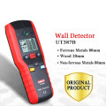 UNI-T UT387B Wall Scanners Ferrous Meters Non-ferrous Metal detectors Copper wood Metal Detector Flashing LED Light Indication