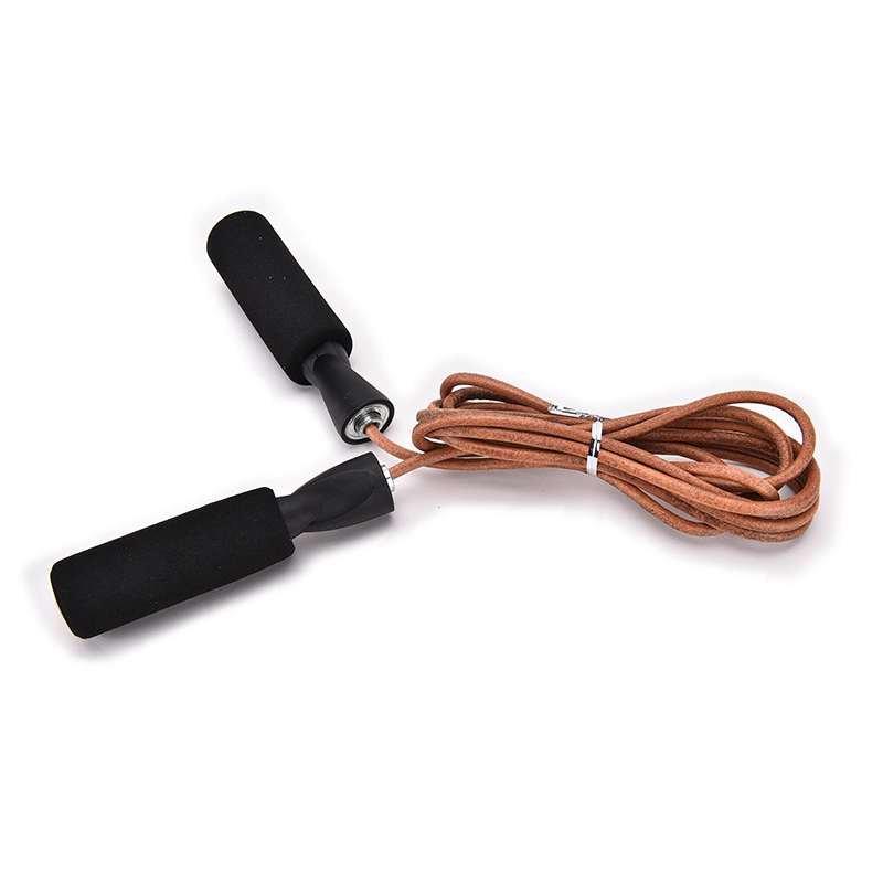 Gmarty 2.7M Bold Leather Speed Skipping Jump Rope Adjutable For Gym Lose Weight Exercise Professional sports contest