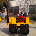 Mount type double drum steel tire road roller