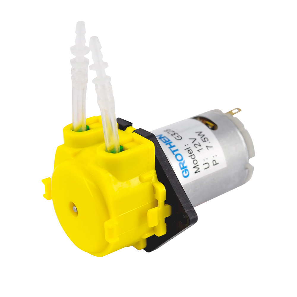 peristaltic pump dosing pump with tube and connectors for aquarium and lab 12/24V 1*3