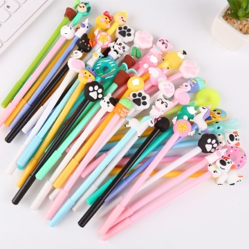 50 PCs Creative Cartoon Writing Tool Cute Neutral Pen Office Stationery Student Signature Pen Wholesale