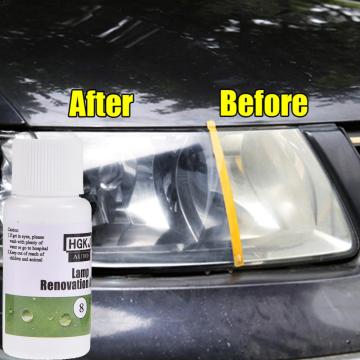 20ML Car Vehicle Headlight Lamp Lens Polish Cleaner Liquid Restoration Kit Auto Light Polishing Repair Coating Agent Set HGKJ-8