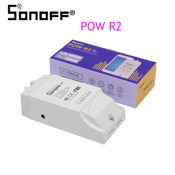 SONOFF POW R2 Wifi Smart Switch Controller 3500W Real Time Power Consumption Monitor Works With Google Home Alexa eWeLink APP