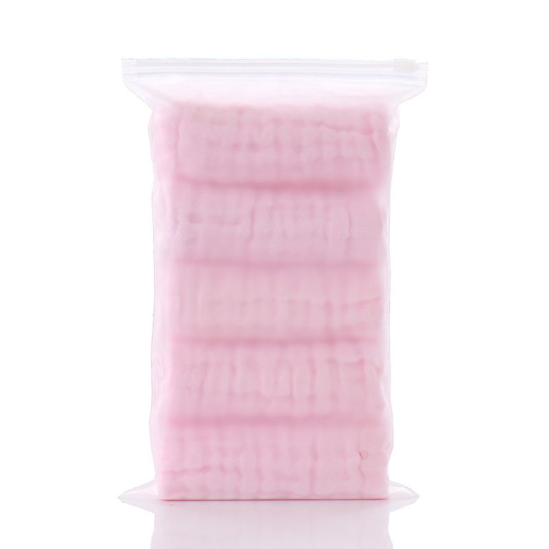 5pcs/lot Baby Handkerchief Square Face Towel Muslin Infant Face Towel Wipe Cloth A2UB