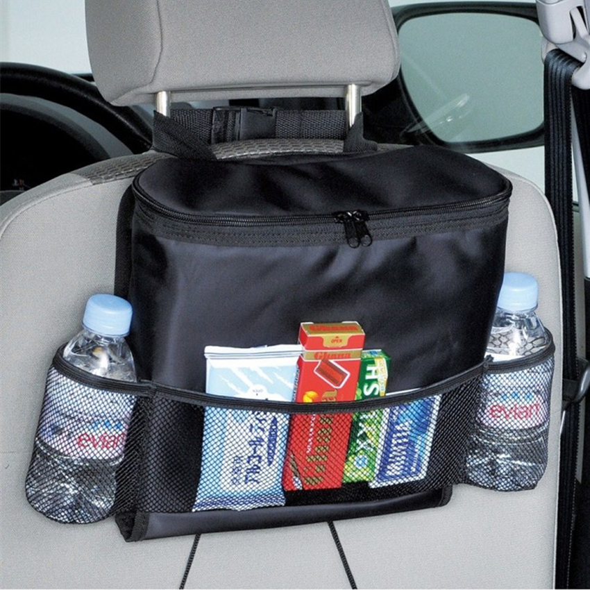 Hot Sale Convenient Car Baby Tools Storage Bag Auto Accessories Insulation Organizer Cold Boxes Car Seat Back Paper Storage Bags