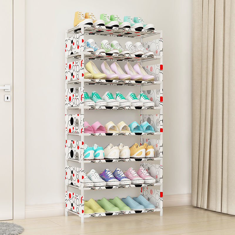 Shoe Organizer Shoe Rack Multi-Layer Simple Household Space Assembly Dust-Proof Shoe Cabinet Dormitory Entrance Small Shoe Rack