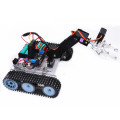 1 Set Remote Control Robot Acrylic Chassis Tank Car Tracked Vehicle Base With Mechanical Arm for Arduino DIY Smart Model Kit