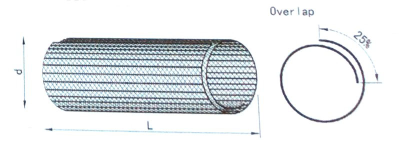 FZT anti-noise self-rolling sleeving