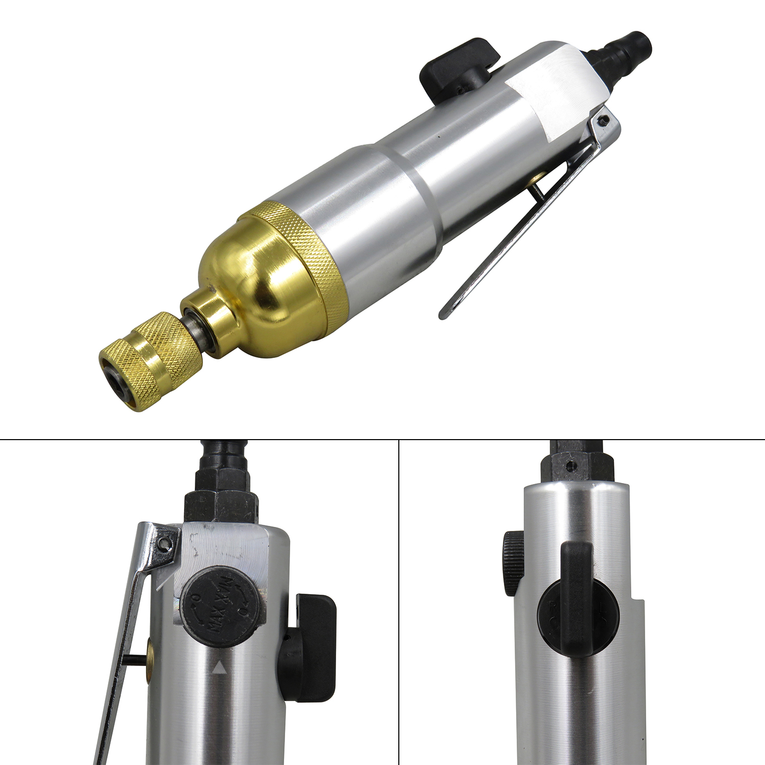 1/4" Pneumatic Wind Batch Industrial Pneumatic Screwdriver Pneumatic Tools 9000rpm Speed Reversible Screw Driver