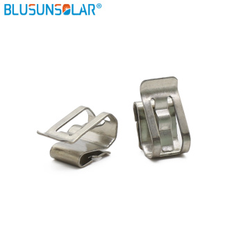 10/50 PCS Stainless Steel Solar PV Cable Clip/Clamp For 2 PV Solar Cable Wire Installation