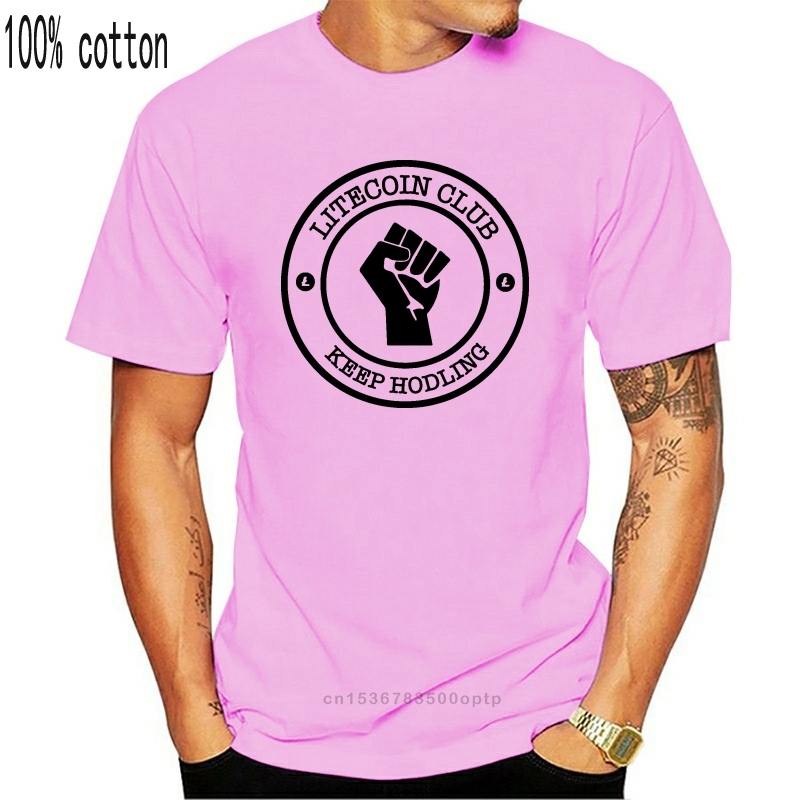 2020 Fashion Summer t-shirt Litecoin Club Keep Hodling T-shirt crypto blockchain hodler miner cryptocurrency Tee shirt