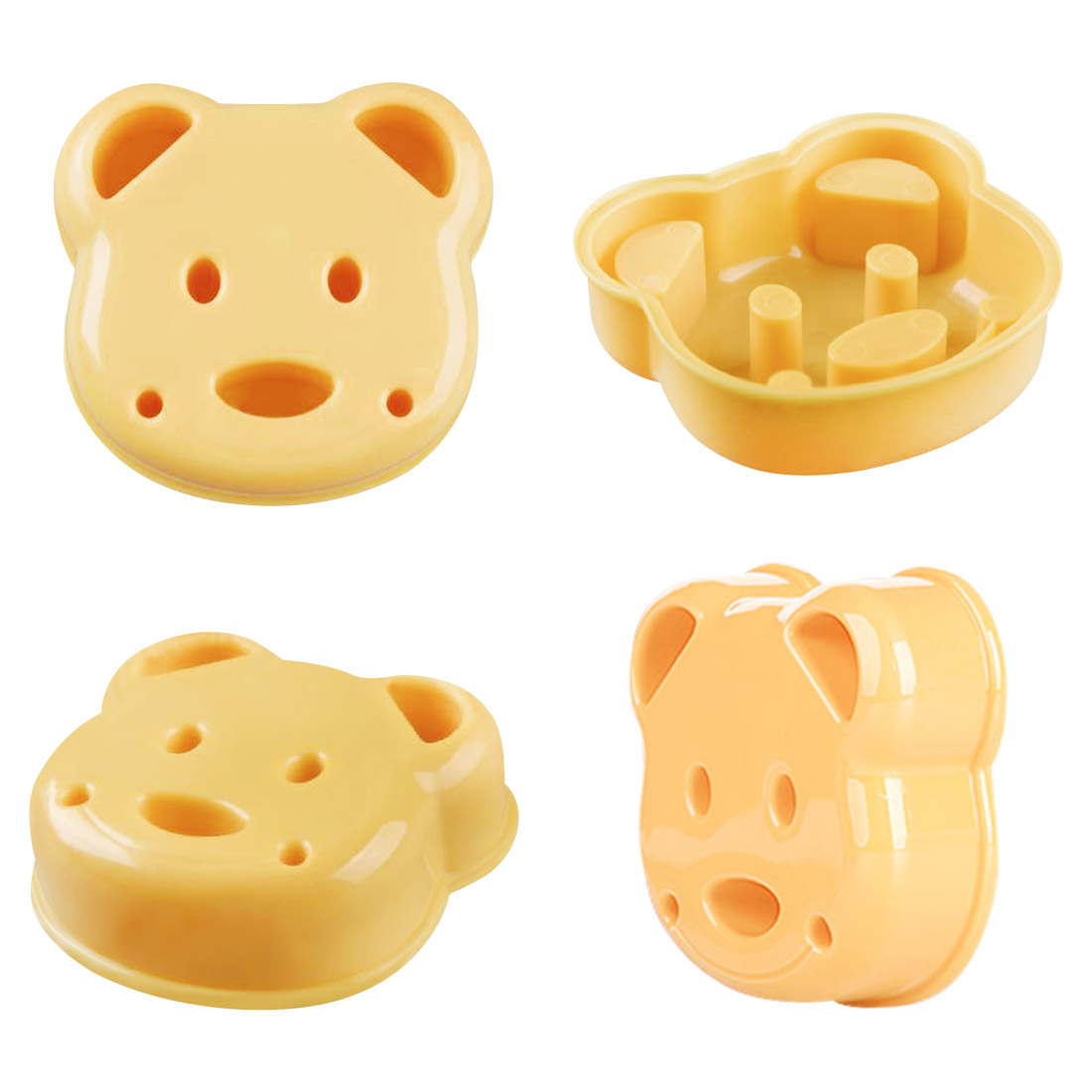 1PCS Little Bear Shape Sandwich Mold Bread Biscuits Embossed Device Cake Mold Maker DIY Mold Cutter High Quality Random Color