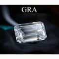 Szjinao Real 100% Loose Gemstone Moissanite Diamond 2ct 6*8mm D Color VVS1 Undefine GRA Moissanite Emerald Cut For Diamond Ring