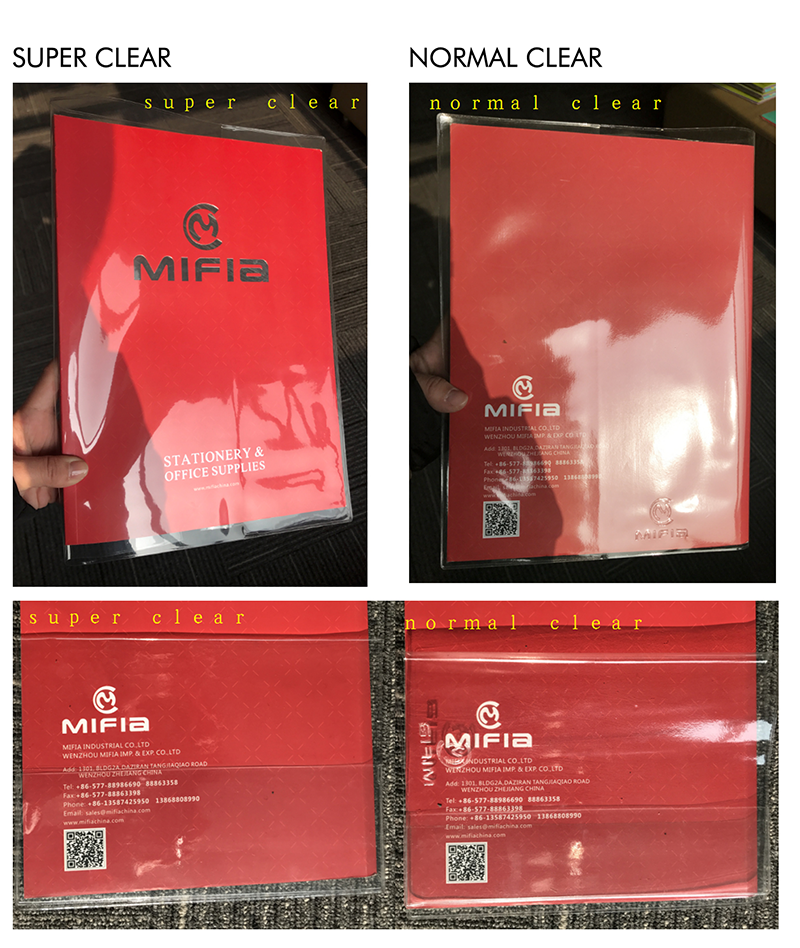 PVC Transparent Book Cover 3 