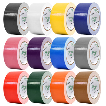 Hot 10m*45mm Color Base Adhesive Tapes Fabric Strong Waterproof Tape No Trace High Viscosity Carpet Floor Tapes DIY Decoration