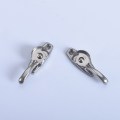 2pCS Stainless Steel Small Round Handle Crescent Lock Zinc Alloy Hook Lock Window Parts