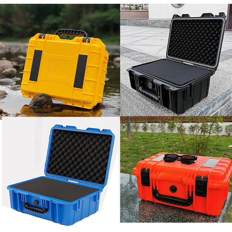 protective tool case Equipment protection Hand-held Hardware Toolbox Drying Box Plastic Moistureproof Instrument case with foam