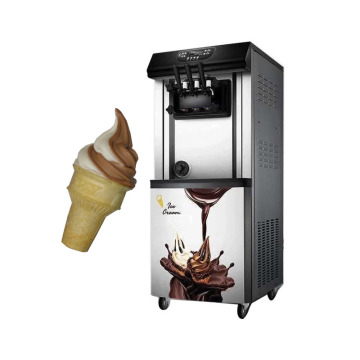 Hot sale ice cream soft machine 3 flavors ice cream machine soft serve for sale