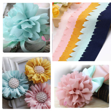 3x95cm Plain Chiffon Ribbon for Wedding Invitation Bouquets Handmade Party Gift Wrapping DIY Flower Making,1Yc10263