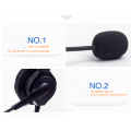 Corded Telephone Headset Rj9 for Landline Phones Call Center Noise Cancelling Telephone Headset Monaural Call Centere Headset