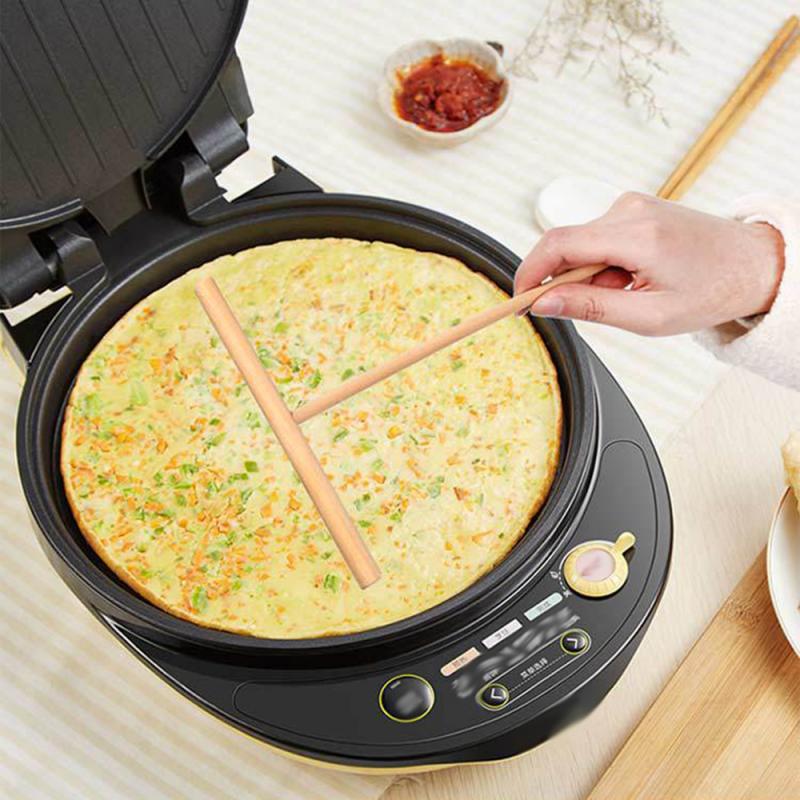 NEW Chinese Specialty Crepe Maker Pancake Batter Wooden Spreader Stick Kitchen DIY Tool Restaurant Canteen Specially Supplies