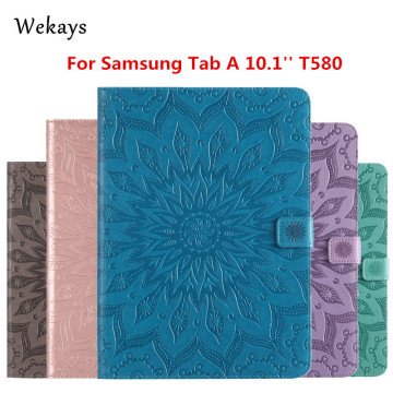 Wekays For Galaxy Tab A 10.1 Smart Leather Stand Funda Case For Samsung Galaxy Tab A 10.1 2016 T585 T580 T580N Tablet Cover Case