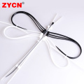 ZYCN 100Pcs Width 9MMx 400 500 1200 Self-Locking Nylon Cable Ties Black Harness Fixed Bicycle Plastic Oversize