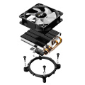 Aigo New Arrival CC94 LED CPU Cooler Colorful fan cooling AMD Intel 4Pipes 90mm PC CPU silent CPU FAN Low Price Support 2011