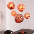 Nordic LED glass Chandelier Ball Pendant Lamps Hanging Lamps Bedroom Kitchen Chandelier Modern Personality Light Melt