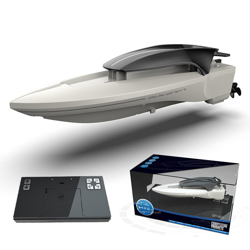 2020 2.4G RC Boats Speed Racing Boat 2 Channels Dual Motor Remote Control Boats for Kids Adult Racing Boat Ship with Light Water