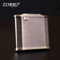 Zorro Retro Flint Lighter Pure Copper Kerosene Lighter Oil Petrol Windproof Inflated Gasoline Lighter Automatic Ignition Gadget