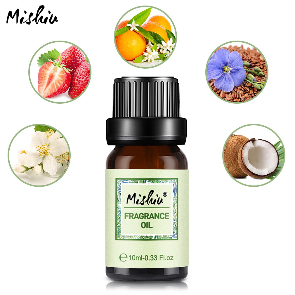 Mishiu Apple Fresh 100% Natual Fragrance Oil For Relax Fragrance Oil Relieve Stress Aromatherapy Diffusers Oils 10ML