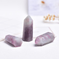 35-45mm 1PC Natural Plum blossom tourmaline crystal point for Home Decoration Mineral DIY Gift